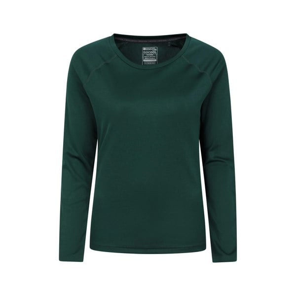 Mountain Warehouse Womens Endurance Long-Sleeved Top - Dark Green