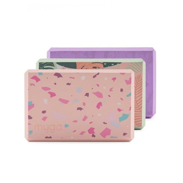 Myga Printed Yoga Blocks
