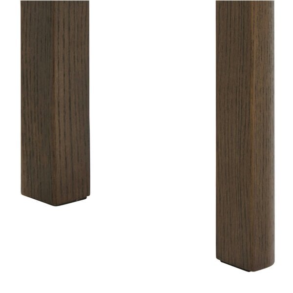 Wyld Haus Cork Cream Ceramic Console Table with Oak Veneer Base 1 Drawer