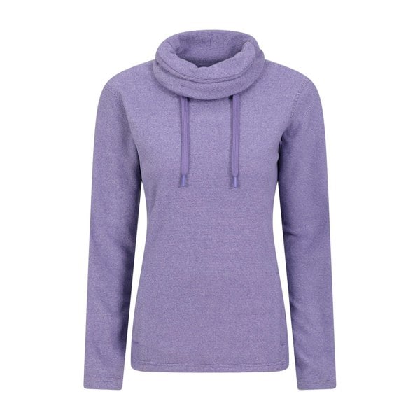 Mountain Warehouse Womens/Ladies Hebridean Cowl Neck Fleece Top - Grape