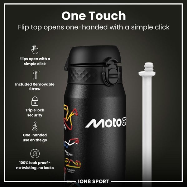 ION8 MotoGP x ION8 Insulated Steel Water Bottle, MotoGP Mix, 750ml (24oz)