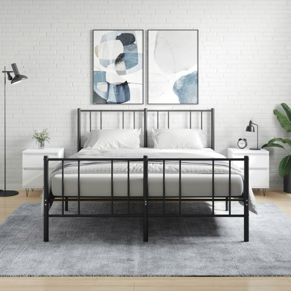 Berkfield Bedside Cabinets 2 pcs White 40x35x50 cm Engineered Wood