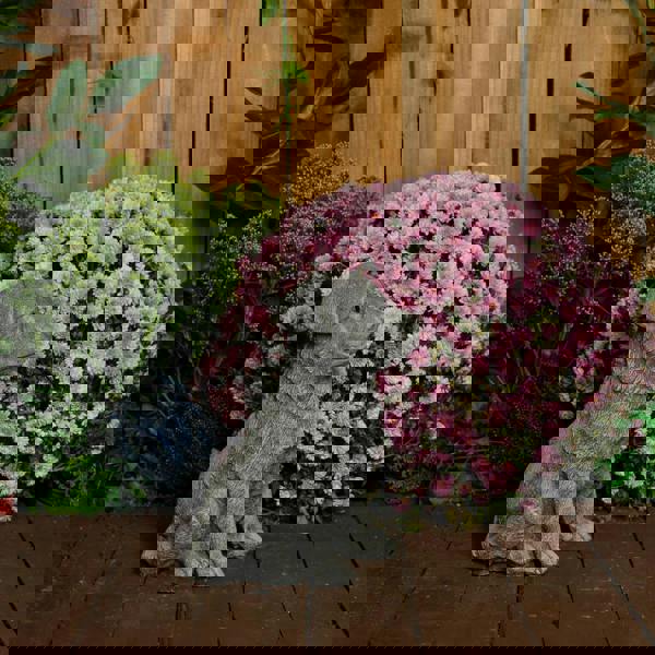 Rottweiler Puppy Stone Cast Ornament 