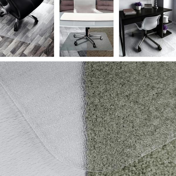 Floortex Cleartex® Unomat Anti-Slip Chair Mat Hard Floors and Carpet Tiles - 116 x 150cm