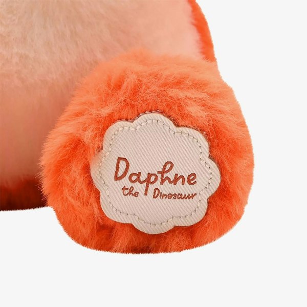 T. H. Baker Softies Daphne The Dinosaur Orange Soft Toy SOF130