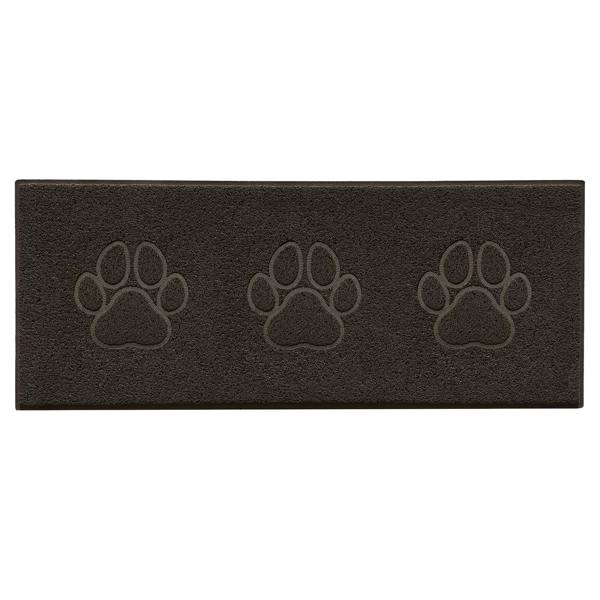Nicoman Embossed Triple Paw Home Entrance Runner Mat - Multiple Colours
