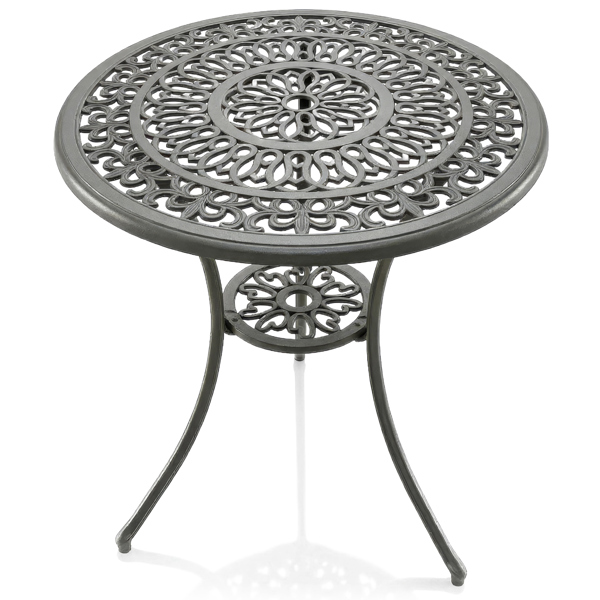 Centurion Supports POSITANO Garden and Patio Grey Cast Aluminium Bistro Table