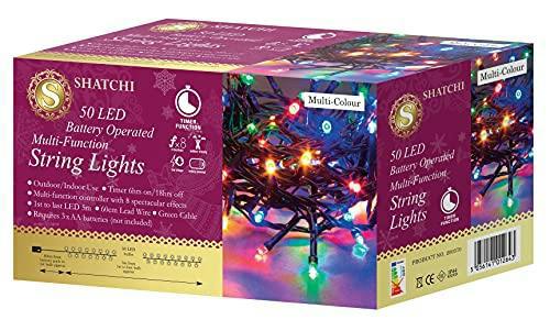 Battery Operated Multicolour LED Fairy Lights with 8 Modes and Waterproof Outdoor Design image 6