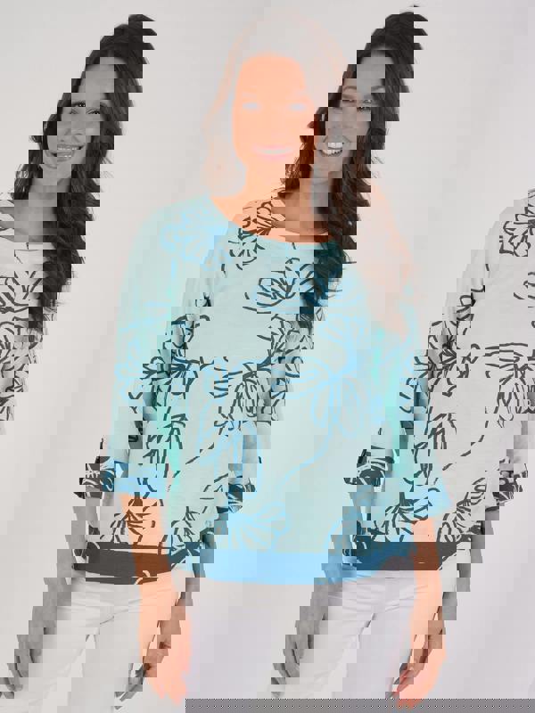 VIZ-A-VIZ Floral Printed Top