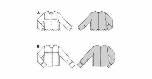 Burda Sewing Pattern 5870 Jackets For Women, 8-18 (34-44) - Intermediate