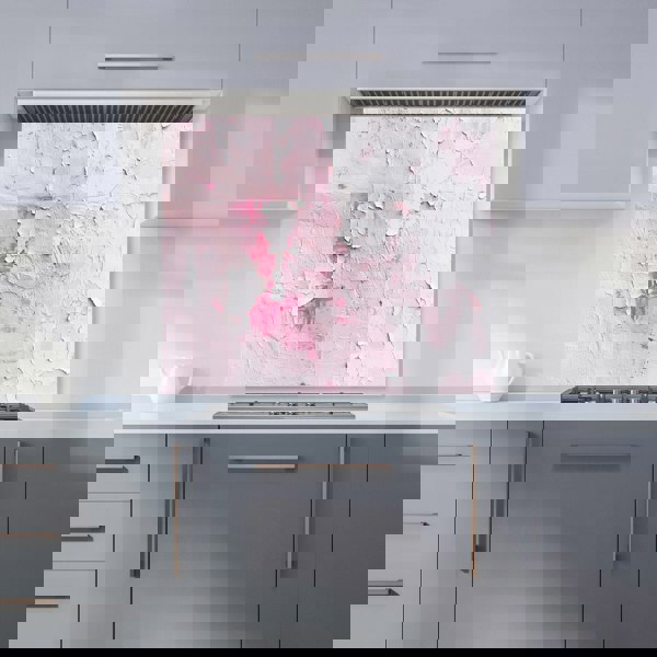 Warren Reed - Designer Light Pink Textured Effect Kitchen Splashback