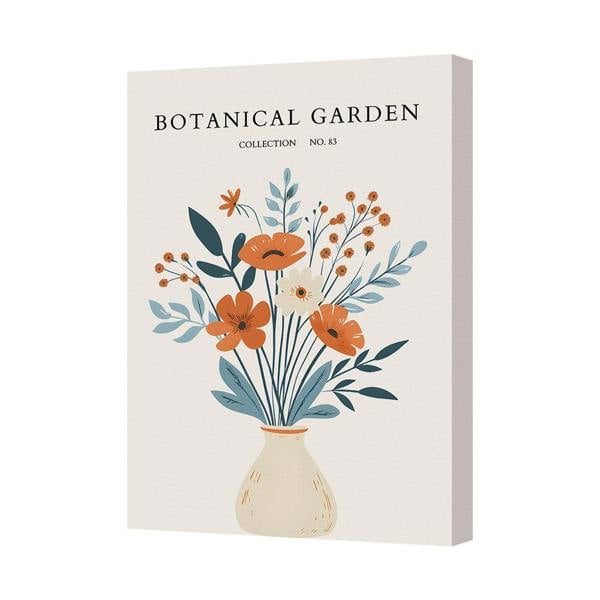 Benjamin Tate Design Botanical Garden Floral Canvas Art Print Vase Bouquet Wall Decor