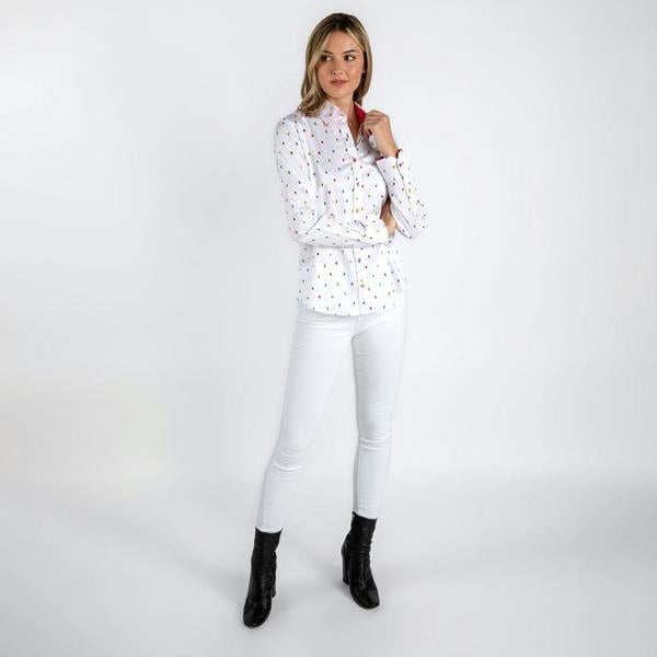 ICE CREAM GELATO CONES  WOMENS  PRINT SHIRT – Premium Men's Patterned Shirt by Claudio Lugli | Bold Design, Tailored Fit, Best Printed Shirts
