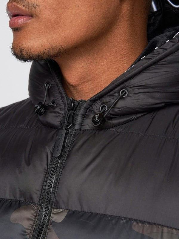Crosshatch Stanfield Hooded Gilet Forest Camo