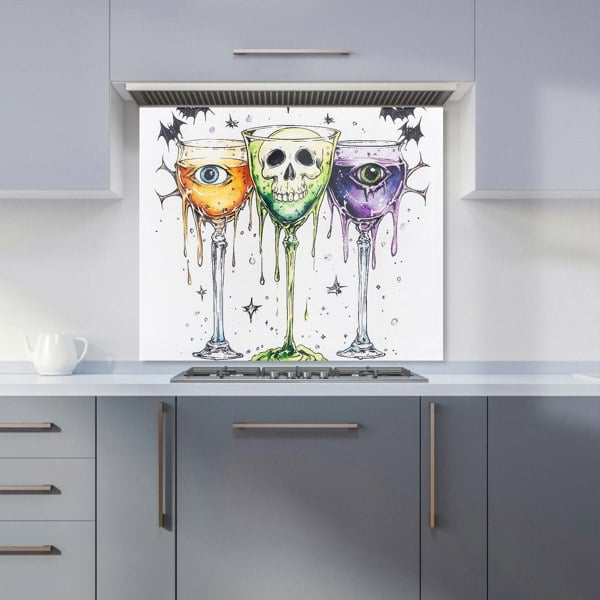 Warren Reed - Designer Halloween Toast to the Dead Kitchen Splashback