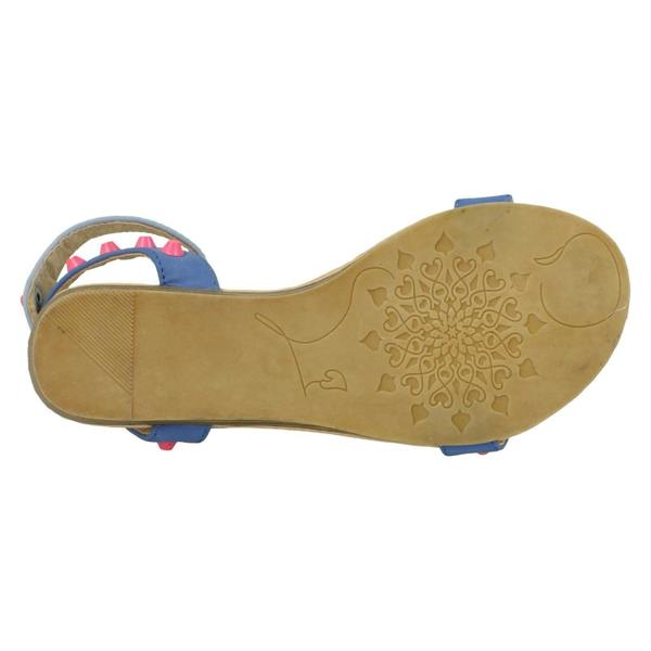 Spot On Girls Spot On Flat Ankle Strap Sandal H0116