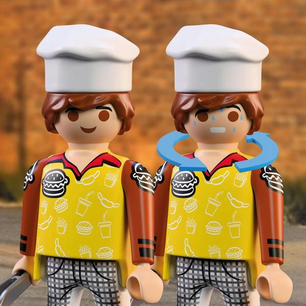 Playmobil Fire Quad with Burger Shop - 72195 Playset