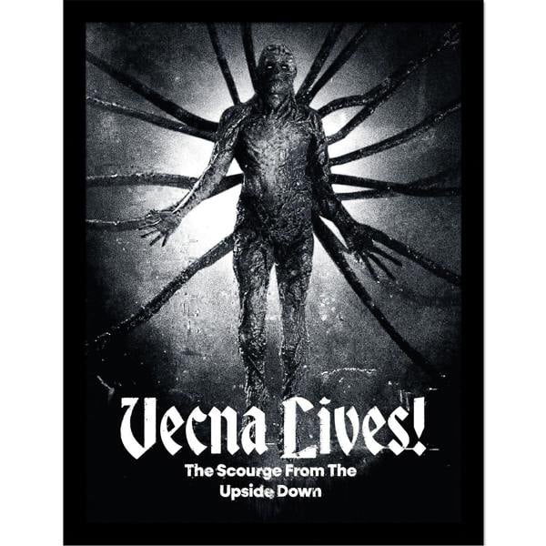 Stranger Things Vecna Lives Framed Poster - Black - 