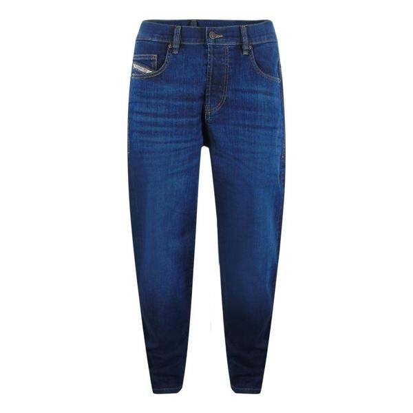 Diesel Mens 2020 D-Viker Denim Jeans - Dark Blue - 