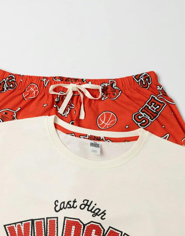 Disney Womens Multicoloured High School Musical Short Sleeve Long Leg Pyjama Set