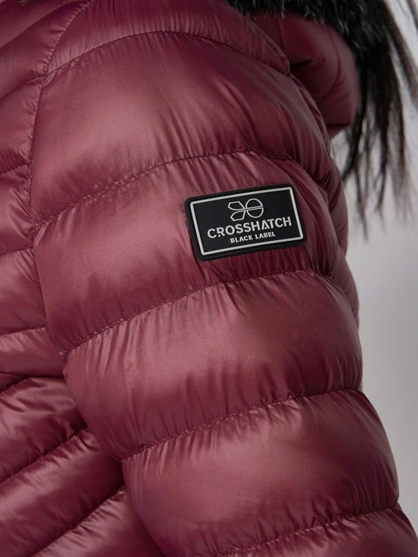 Crosshatch Ladies Denmoore Jacket Berry