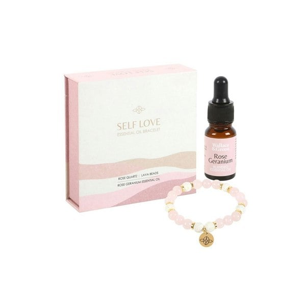 Serano Self Love Rose Quartz Crystal Essential Oil Bracelet