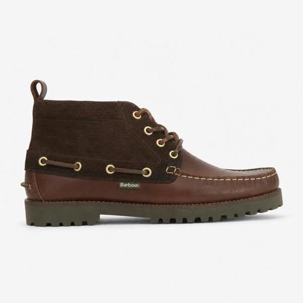 Barbour HARLE MID Chukka Boots   in  Brown