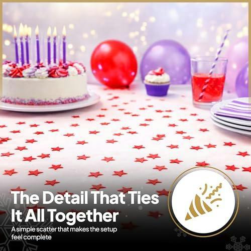 14g Purple Star Confetti Table Scatter for Birthday Parties, Weddings and Festive Events image 6