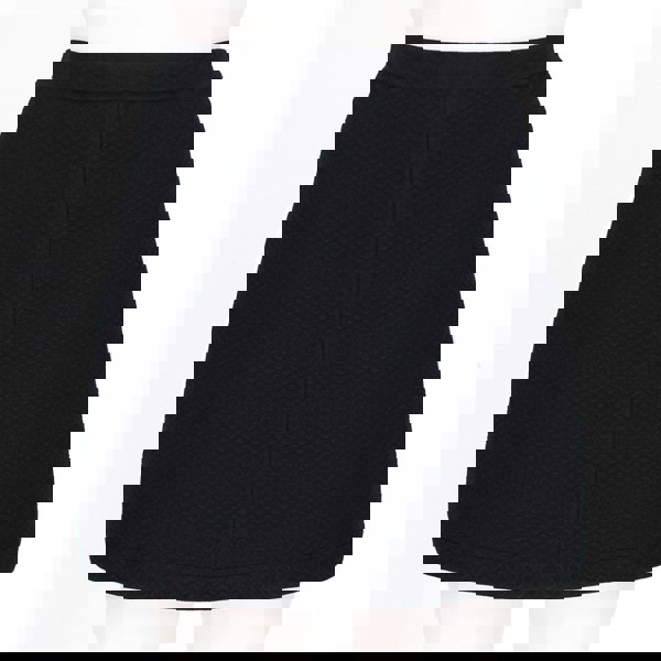 Alaia black skorts in a luxurious textured black fabric