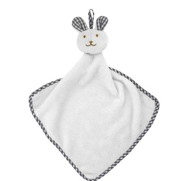 MidOcean Baby Hug Me Rabbit Plush Hand Towel - White - 