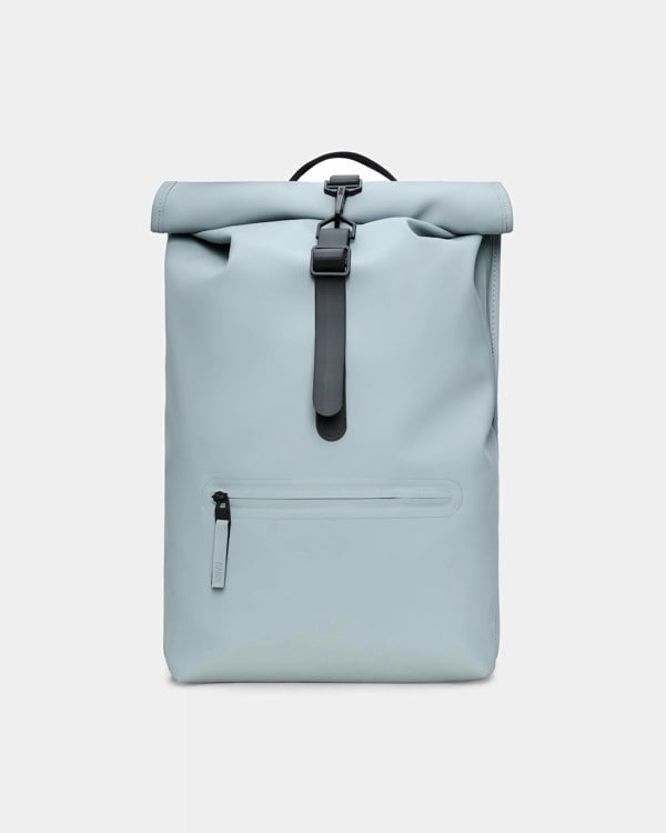 Rains Unisex Rolltop Rucksack - Pool 147 - CHO - Designer Unisex Bags