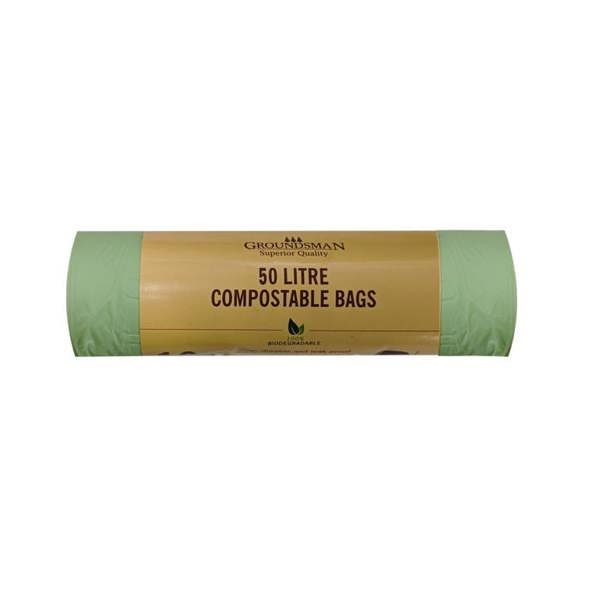 Groundsman Compostable 50L Bag - Green - 