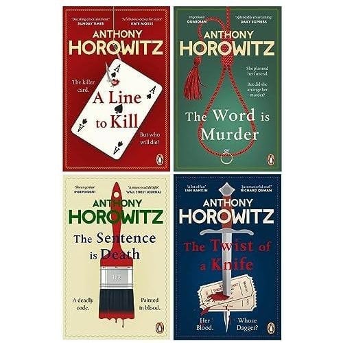 Penguin Hawthorne and Horowitz Mysteries Series 4 Books Collection Set 