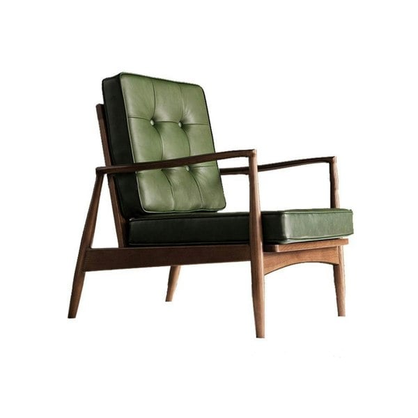 Hans CH32 Green Armchair, Solid Wood-Weilai Concept-Weilai Concept