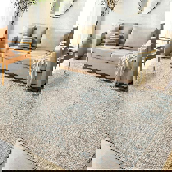 Livabliss Becki Owens Marlene-Vintage Green Beige Traditional Vintage Boho Rug