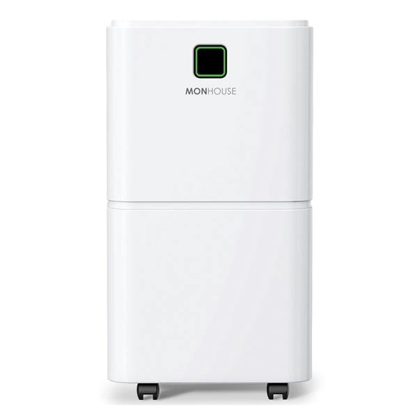 MONHOUSE 12L/Day Digital Dehumidifier - Sleep Mode 24HR Timer Portable Quiet