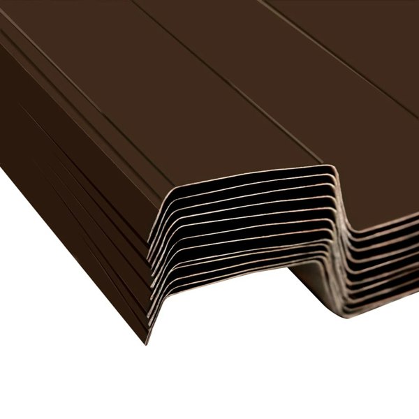 Berkfield Roof Panels 12 pcs Galvanised Steel Brown