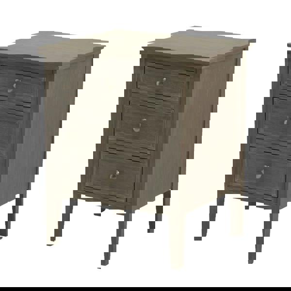 Hill Interiors Serene Collection Bedside Table - Grey - 