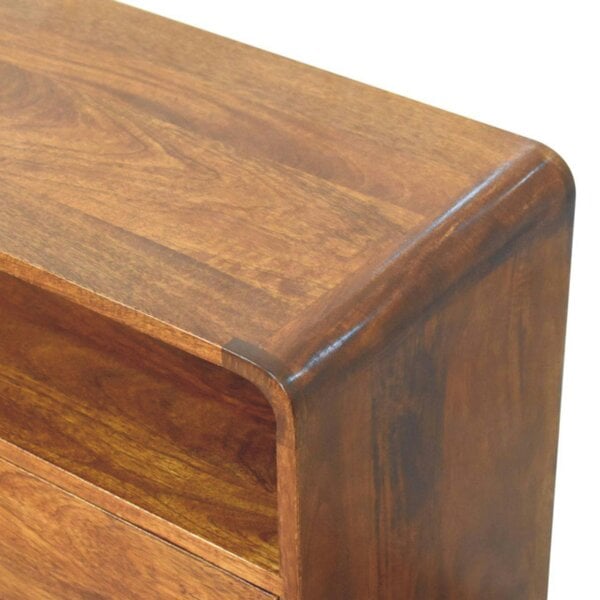 Wyld Haus Trento Curved 2 Drawer Charm Console Table