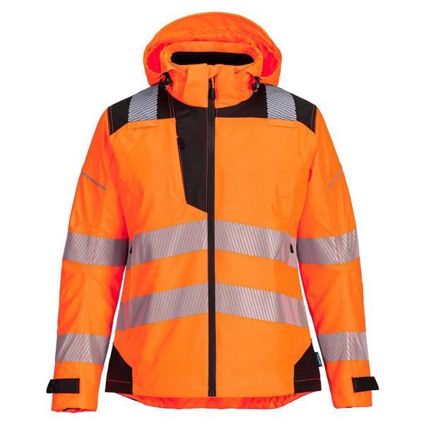PW3 Hi-Vis Women's Rain Jacket Portwest