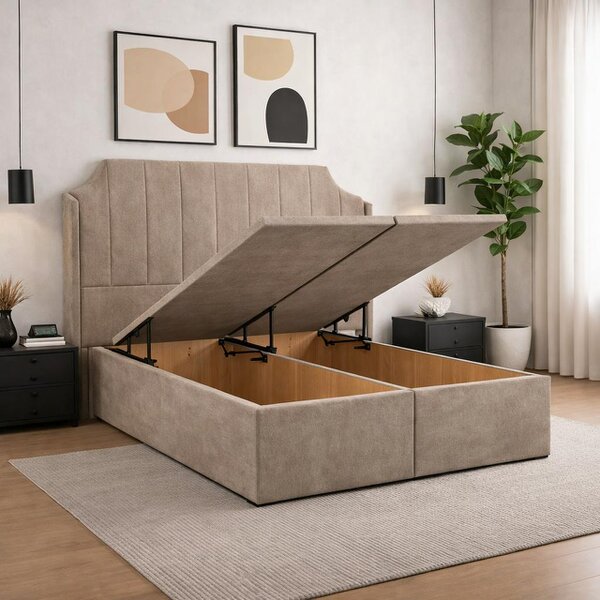 Great British Beds Art Deco Winged Divan Ottoman Bed