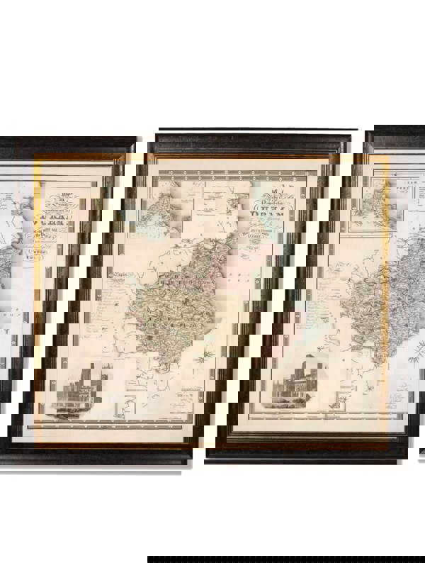 Exceptional Art c.1830 County Maps of England