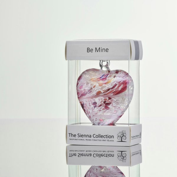 8cm Friendship Heart - Be Mine - Pastel Pink