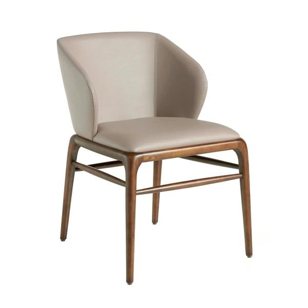 Angel Cerdá Dark Mink Leatherette Chair 4065