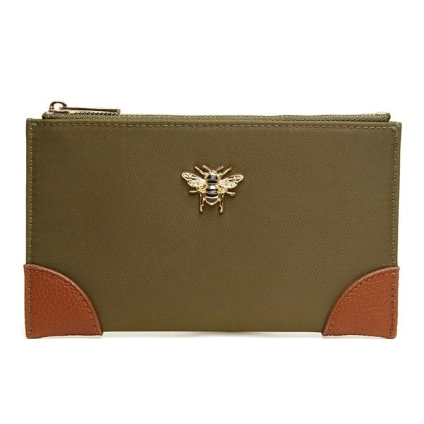 Alice Wheeler Brompton Ladies Purse with Gold Bee Emblem