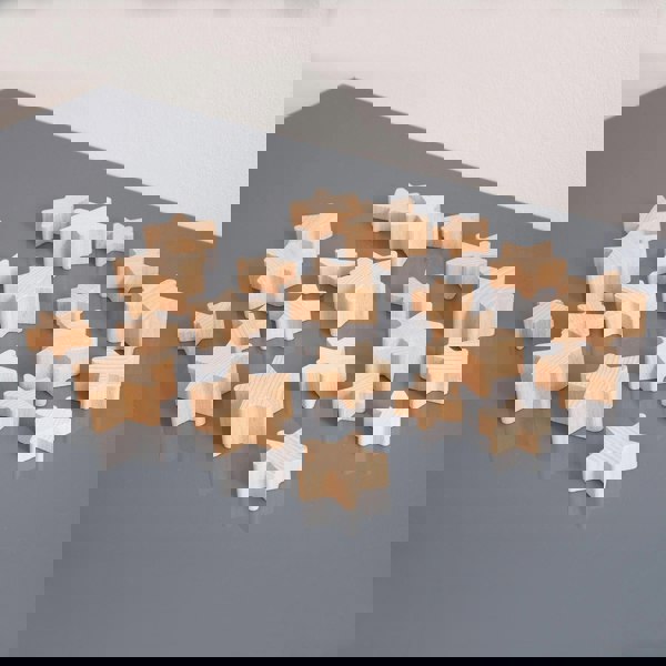 tickit Natural Wooden Stars