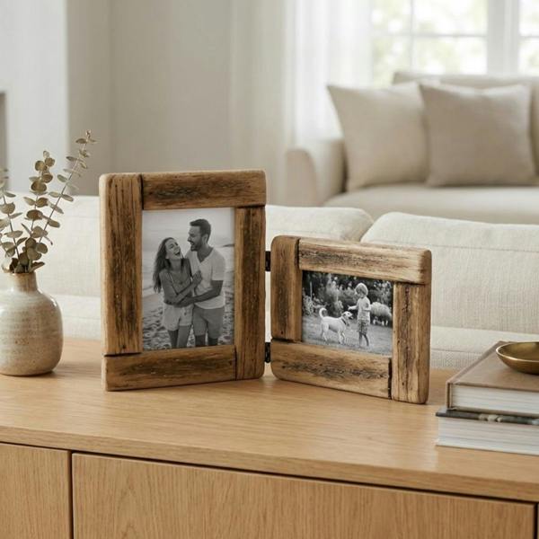 Garden Greatness Folding Wooden Multi Photo Frame