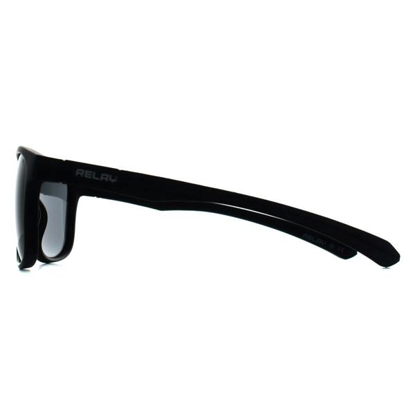 Relay Round Unisex Matte Black Smoke Polarized Pulse Sunglasses