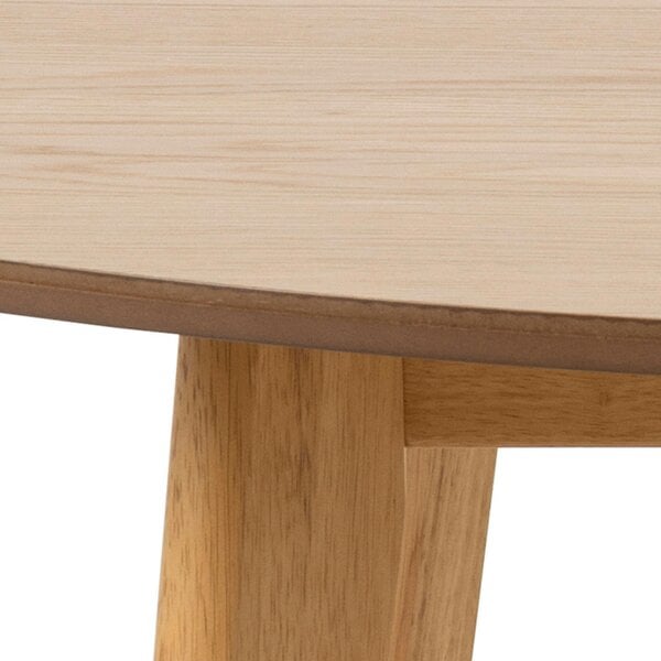 Wyld Haus Saffron Round Dining Table Natural Oak Veener
