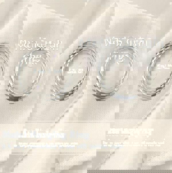 Luxury Living Voile Ring Top Curtain Panel Pair